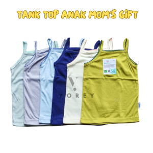 6 PCS Kaos Dalam Anak Perempuan Singlet Anak Perempuan Tank Top Anak Perempuan Singlet Moms Gift