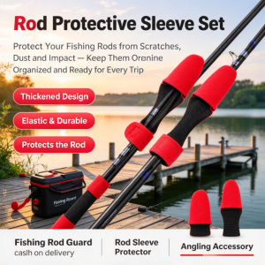 Thickened Fishing Rod Tie Strap Fishing Rod Belt Rod Protector Fishing Rod Storage Strap Lure Rod Protection Fishing Tackle