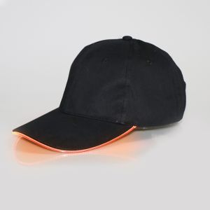 SIRENXI Bông Mũ bóng chày đèn LED Kem chống nắng Neon Mũ dạ quang hip-hop Phụ kiện trang phục Có thể điều chỉnh Mũ dạ tiệc phát sáng nhấp nháy Biểu diễn sân khấu