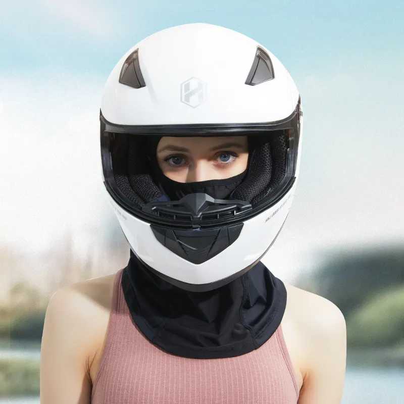 Motorcycle Balaclava Full Face Head Neck Cover Driving Cycling Long Tube  Mask before Helmet Quick DryWashable Face Mask Neck Sun Protection Ice Silk 