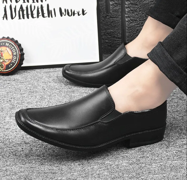 Round toe slip hot sale on shoes