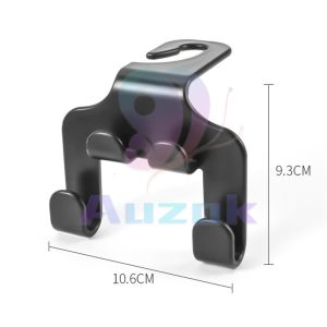 AUK Multifunctional Car Cup Holder Seat Back Bag Hanging Hook Rear Seat Phone Support Stand Storage