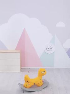[RRFC]Baby rocking horse trojan children rocking horse one-year-old baby birthday gift Trojan horse toy car s can sit