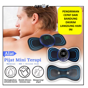 Alat Pijat Terapi Mini Pad Pemijat Punggung Pinggang Leher Tempelan Relaksasi Pereda