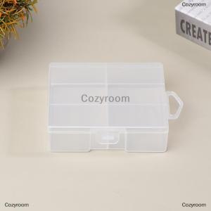 [COD] Cozyroom 1pc Transparent Battery Storage Box For AA Batteries Plastic Organizer With Hardware Accessories And Clear Divider With Cove