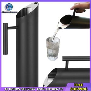 Winnereco Stainless Steel Tea and Beverage Pitcher 1.5L Cold Drink Jug with Comfortable Handle Durable Finish