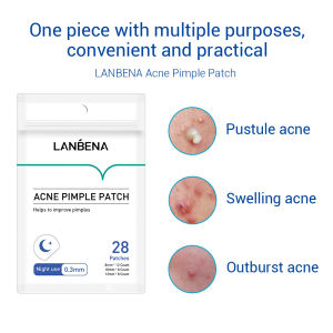 LANBENA Pimple Patch Acne Treatment Patch Acne Stickers Blemish Pimple Remover Skin Care Acne Pimple Patch 28Pcs