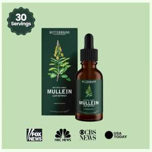 100% Original Betterbrand Mullein Leaf Drops 30ml Mullein Extract care 1/3/5Pcs