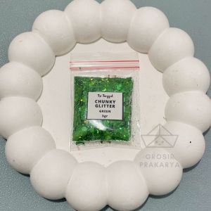 Chunky Glitter 3gr 3 GR Gliter Butir Kasar Butiran Besar Holo Berkilau Premium Campur Accessories Hologram Aksesoris Taburan Hiasan Hias Nail Art