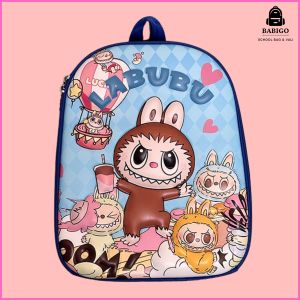 Balo mẫu giáo hình nổi 3D trẻ em mầm non cặp cho bé gái BABIGO 1-6 tuổi elsa spiderman khủng longcông chúa bạch tuyết ngựa pony mèo kitty BBG0713