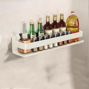 PRIMEPICKGLOBAL Wall Mounted Kitchen Hanging Rack ​​Stainless Steel Large Capacity Kitchen Spice Rack High Quality Multifunctional Condiments Organizer Home