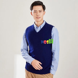 Rompi Polos Pria Knit Vest Dian / Vest Rajut Pria Polos / Vest Knit Seragam Kantor Rajut Rompi - NOSH