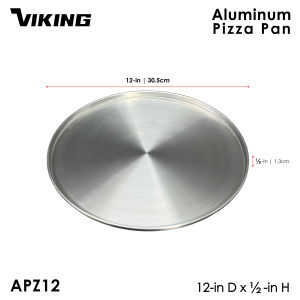 12-inch Round Pizza Pan made of Pure Aluminum All-purpose Baking Tray