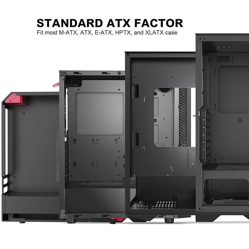 Inplay Power Supply 450W 550W 650W 750W PSU 80 PLUS Bronze With RGB Light For Computer PC Power 80Plus Bronze Certified