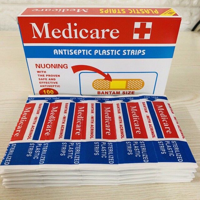 BAND AID 1 BOX Medical Plaster Strips Adhesive Antiseptic Bandage Band