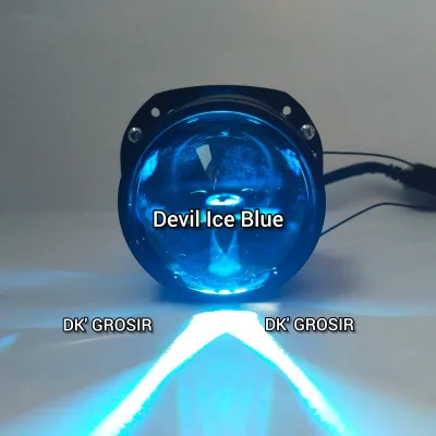 Projector Biled CR7 2.5 inc 3 COLOUR / 3 Warna jauh dekat Plus Devil Waterproof 50watt