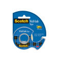 3M™ Scotch® Wall Safe Tape, With Dispenser, 1 roll/pack, 19 mm x 16.5 m, For office, school & art purposes. 