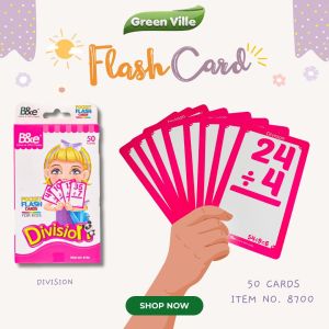 B&e Flash Cards | Addition | Divison | Shapes & Colours | 1 Pack/50 cards