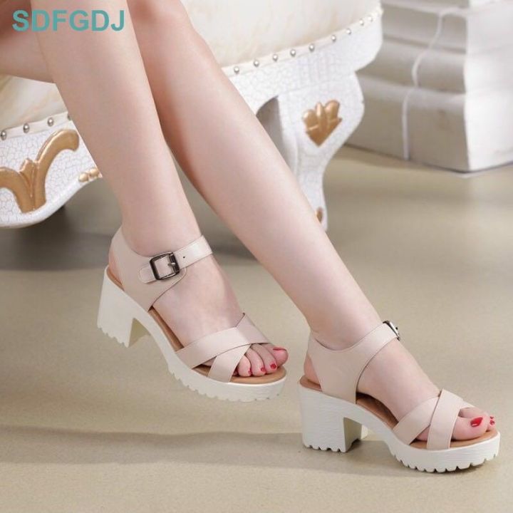 ✻▻ Han Edition Thick High Kasut Plus Size Women Big Plus Size 41