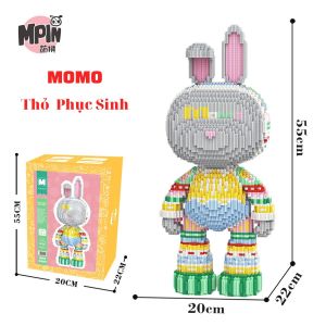 Đồ Chơi Trẻ Em Mô Hình Lắp Ráp Leg0 Thỏ MoMo 55cm Mpin Tặng Kèm Búa Đáng Yêu CuteTrang Trí Phòng Khách-Tiệm Nhà Sóc 2023