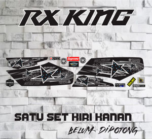 striping variasi rx-king syle motif bintang terbaru sticker vinyil racing