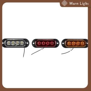 Warm Light 12V 24V Truck LED Side Marker Light Car Trailer DOT E8 Mark Reflector Van Clearance Lamp For Lorry RV Bus Boat