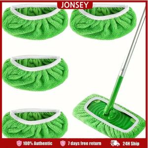 Microfiber Flat Mop Replacement Pad Washable Durable Floor Cleaning Mop Cloth for Home Kitchen Tile Wood Floor