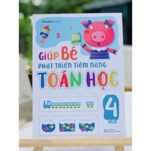 Sách Giúp Bé Phát Triển Tiềm Năng Toán Học Cho Trẻ 3 4 5 6 Tuổi - Minh Long