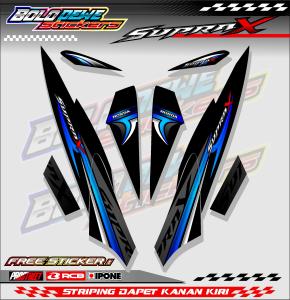 STRIPING VARIASI HONDA SUPRA X 125 / STICKER LIST VARIASI MOTOR SUPRA X 125