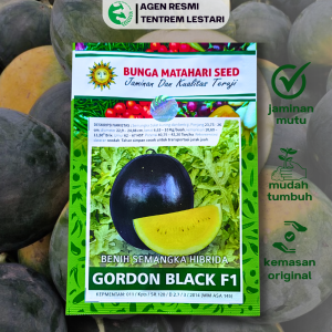 Benih Semangka Kuning GORDON BLACK F1 35 Seed Cap Bunga Matahari Berat Bisa 10 kg