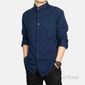 promo terbaru 2025 vocer diskon Kemeja Polos Pria Slimfit Panjang Maroon Putih Hitam Navy Abu muda abu Tua Biru Softblue mocca sage green lilac toska brown coklat denim dasty xxl