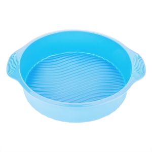 LUXEMO Chất liệu silicon Khuôn làm bánh bằng silicon Xám Xanh Xanh Lá Hồng Chống trơn trượt Khay nướng bánh Bền bỉ Dùng cho thực phẩm Khuôn bánh tròn Nấu nướng tự làm tại nhà