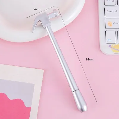 Hammer Shaped Gel Pen Cute School Supplies Writing Tool Black Ink Liquid Pen Student Stationary Gift