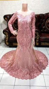 Gaun Pengantin Slim Ekor Candy Mewah
