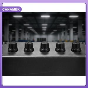 【CANAMEK】 5Pcs PN-8E 20.5x16mm Striped Plastic Knob Cap With Copper Core Electronic Instrument Switch Caps Inner Hole 6.35mm