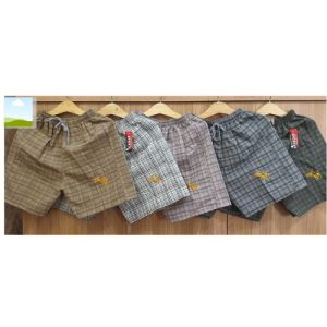 COMBO 3 QUẦN 100K  Quần Short Kate Caro from Rộng Thoải Mái khóa kéo 2 bêm túi size từ 40-90kg-therapy 6868-