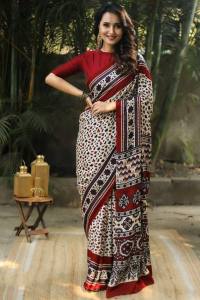 [Pre Order]Pure MulMul Cotton Saree (Normal / Ready To Wear Saree) ~ Delivery Lead Time : 10 days
