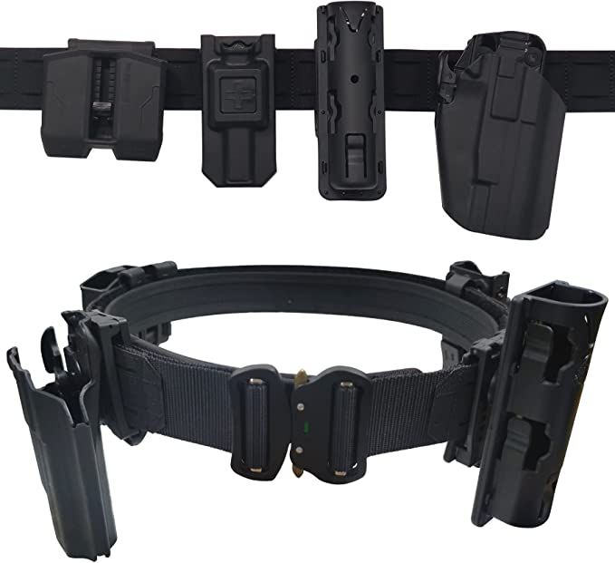 Tactical Battle Belt Training Duty Belt Kits 5-in-1 Utility Belt Rig ...