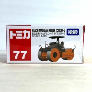 Mô Hình Xe Lu Tomica No.77-8 Hitachi ZC125M Road Roller - Hàng Chính Hãng