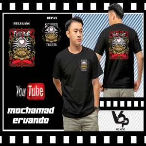 Kaos PSHT TERATE SH MERAH - KAOS PSHT TERBARU - KAOS SH TERATE DISTRO - KAOS PSHT MURAH