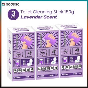 Hodeso Toilet Bowl Cleaner Automatic Toilet Tank Cleaning Stick Blue Water Toilet Cleaner Deodorizer Long Lasting 150g