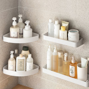 Kệ nhà tắm dán tường Living C kệ để kem đánh răng kệ nhựa đa năng cao cấp.