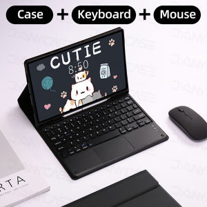 DANYCASE Keyboard Case for Samsung Galaxy Tab S10 FE S10 Lite S9 FE 10.9inch S11 S7 S8 S9 11inch A11+ A9 Plus S6 Lite 10.4inch S10 Plus S9 Plus FE+ S8 Plus S7 Plus S7 FE 12.4inch A8 Bluetooth-connect Keyboard Tablet Cover With Pencil Holder