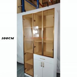 (Free Installation)Vedourstyle Premium LED Display Cabinet Almari Kaca 3C Tempered Glass Storage