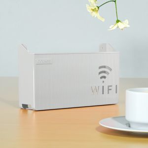 Kệ đựng wifi treo tường Kệ wifi đặt modem đầu kỹ thuật số ổ cắm điện chất liệu nhựa ABS