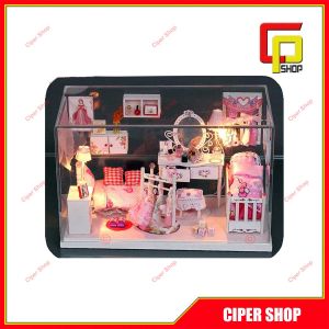 Mô hình nhà búp bê G003 - Phòng Ngủ - mẫu 4