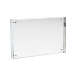 Magnetic Photo Holder Clear Acrylic Frame Creative Display Stand for DIY Posters/Price Labels