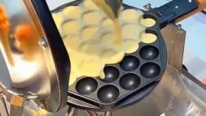 🥚 Máy Làm Bánh Trứng Gà Non 30 Lỗ Công Nghiệp 1400W 220V Hong Kong Egg Waffle Maker SP000459