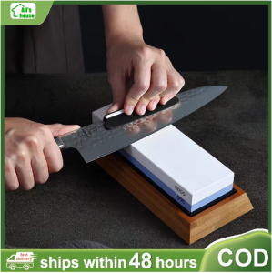 wholesale Whetstone Sharpening Stone 1000/4000 Grit - Knife Sharpener Stone - Waterstone Rubber Stone Holder Included