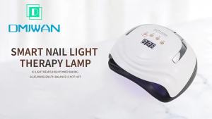 UV LED Nail Lamp with 81 Beads 380W Nail Curing Lamps for Gel Polish with Automatic Sensor/4 Timer SettingLed Nail Dryer Professional Nail Art Drying Tools for Fingernail and Toenail